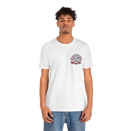 FNF Medallion Unisex Jersey Short Sleeve Tee - Red & Blue Design