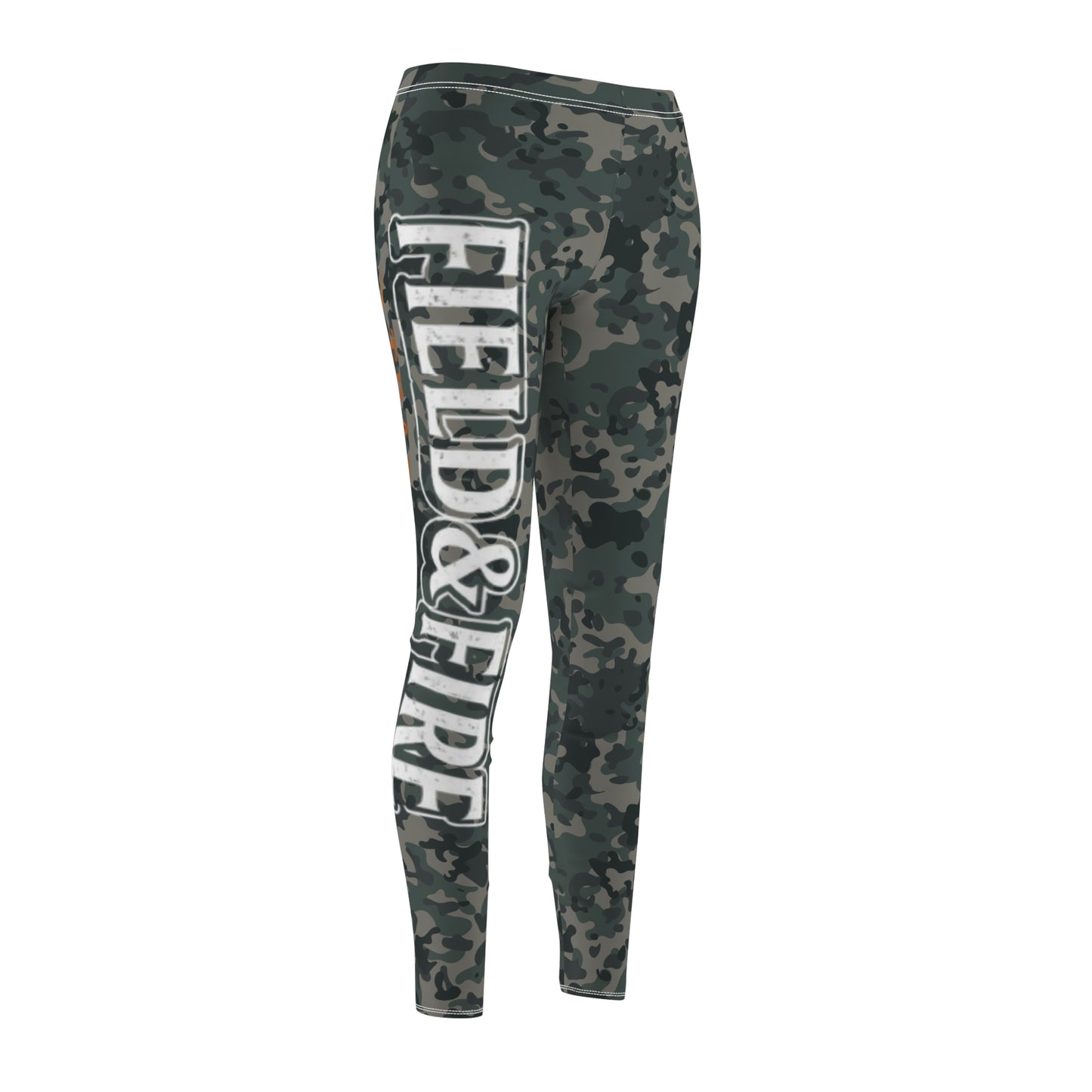 Deep Pine Shadow Women's Cut & Sew Casual Leggings (AOP)