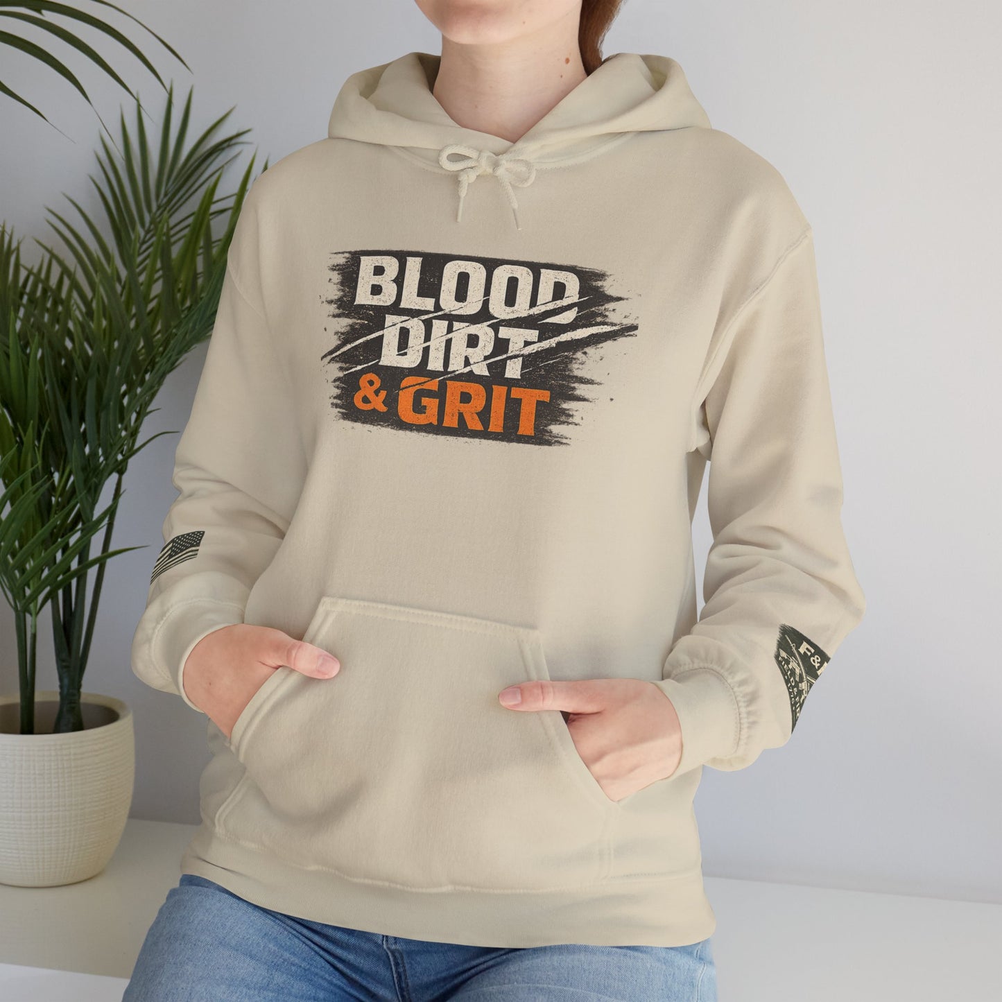Blood Dirt & Grit Unisex Heavy Blend™ Hooded Sweatshirt