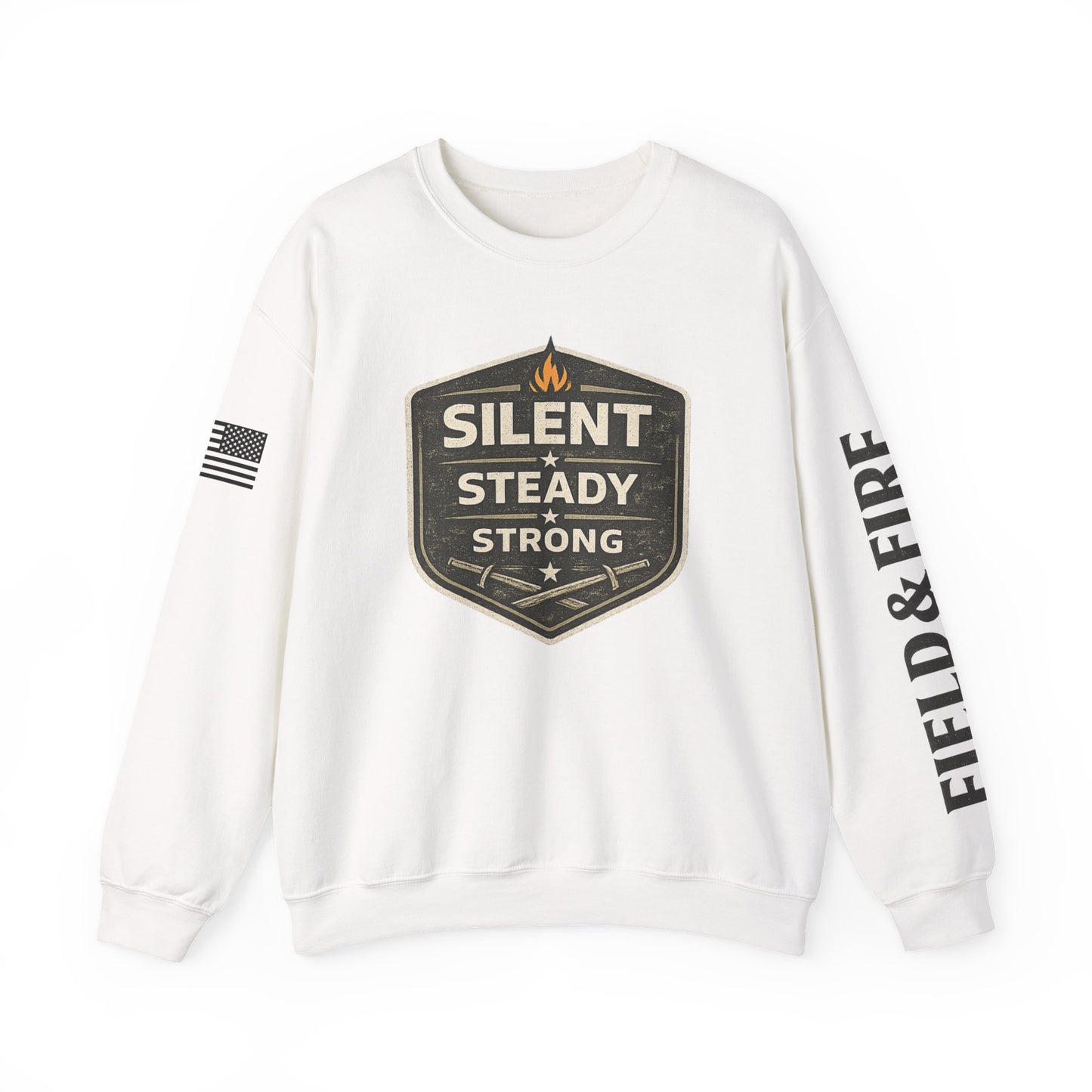 Silent Steady Strong Unisex Heavy Blend™ Crewneck Sweatshirt