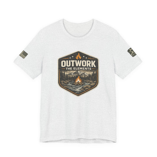 Outwork The Elements Unisex Jersey Short Sleeve Tee