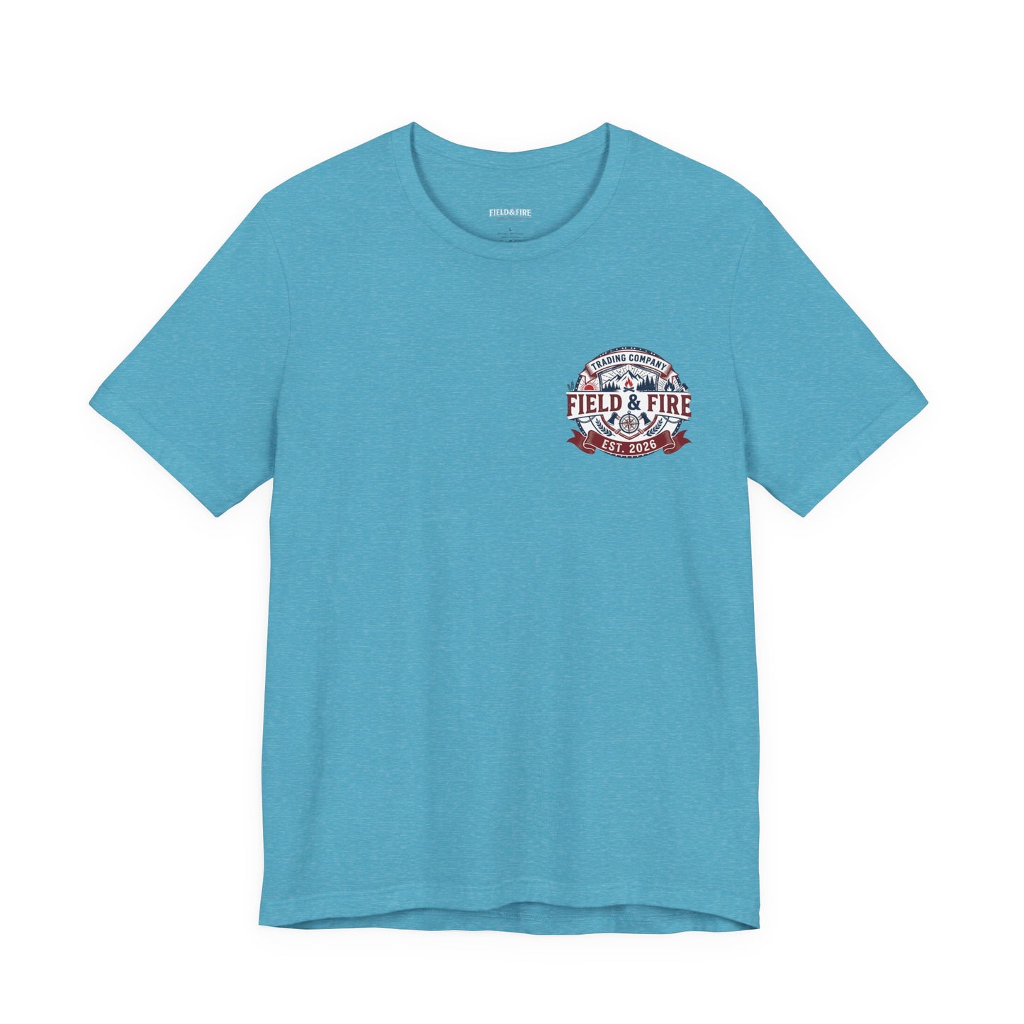 FNF Medallion Unisex Jersey Short Sleeve Tee - Red & Blue Design