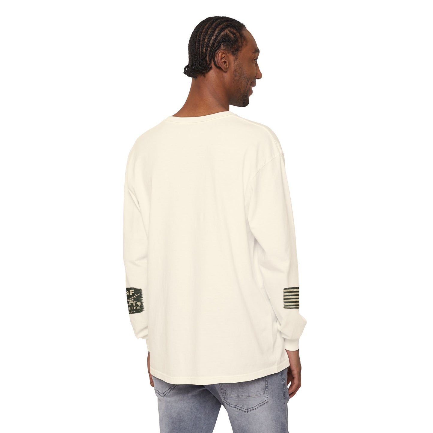Outlast The Storm Unisex Garment-dyed Long Sleeve T-Shirt