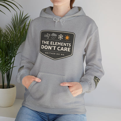 The Elements Don't Care Unisex Heavy Blend™ Hooded Sweatshirt