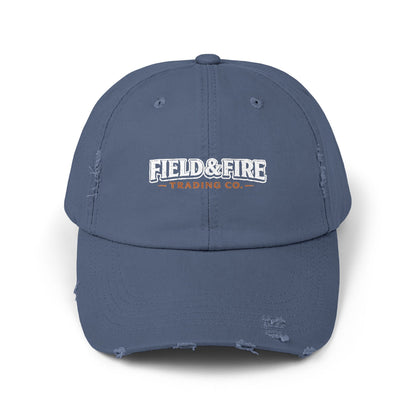 FNF Unisex Distressed Cap - Black