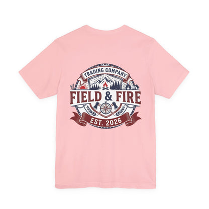 FNF Medallion Unisex Jersey Short Sleeve Tee - Red & Blue Design