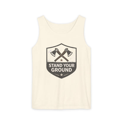 Stand Your Ground Unisex Garment-Dyed Tank Top