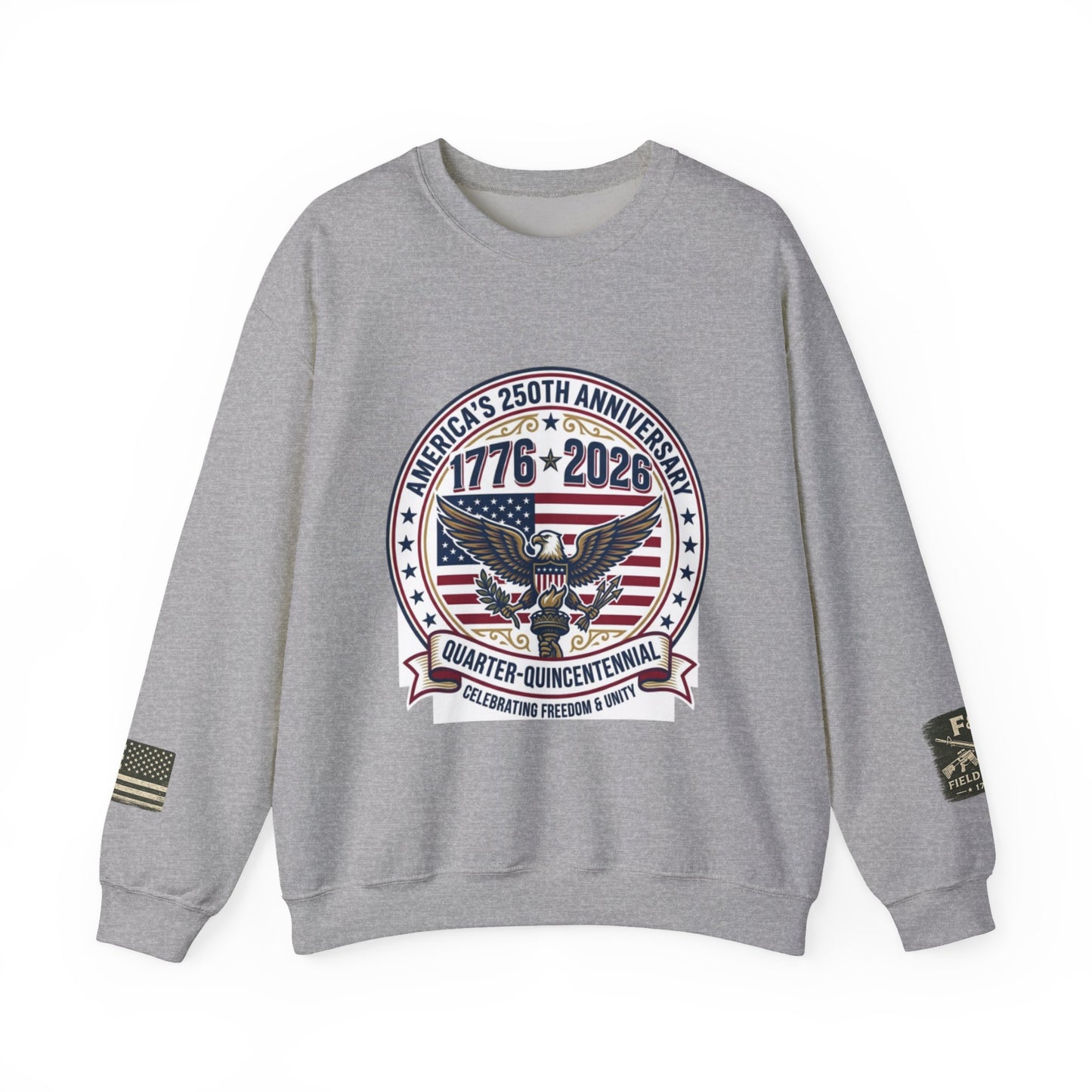 Happy 250th MERICA! Unisex Heavy Blend™ Crewneck Sweatshirt