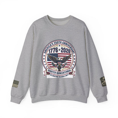 Happy 250th MERICA! Unisex Heavy Blend™ Crewneck Sweatshirt