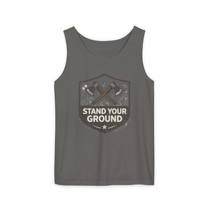 Stand Your Ground Unisex Garment-Dyed Tank Top