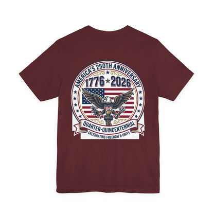 Happy 250th MERICA! Unisex Jersey Short Sleeve Tee