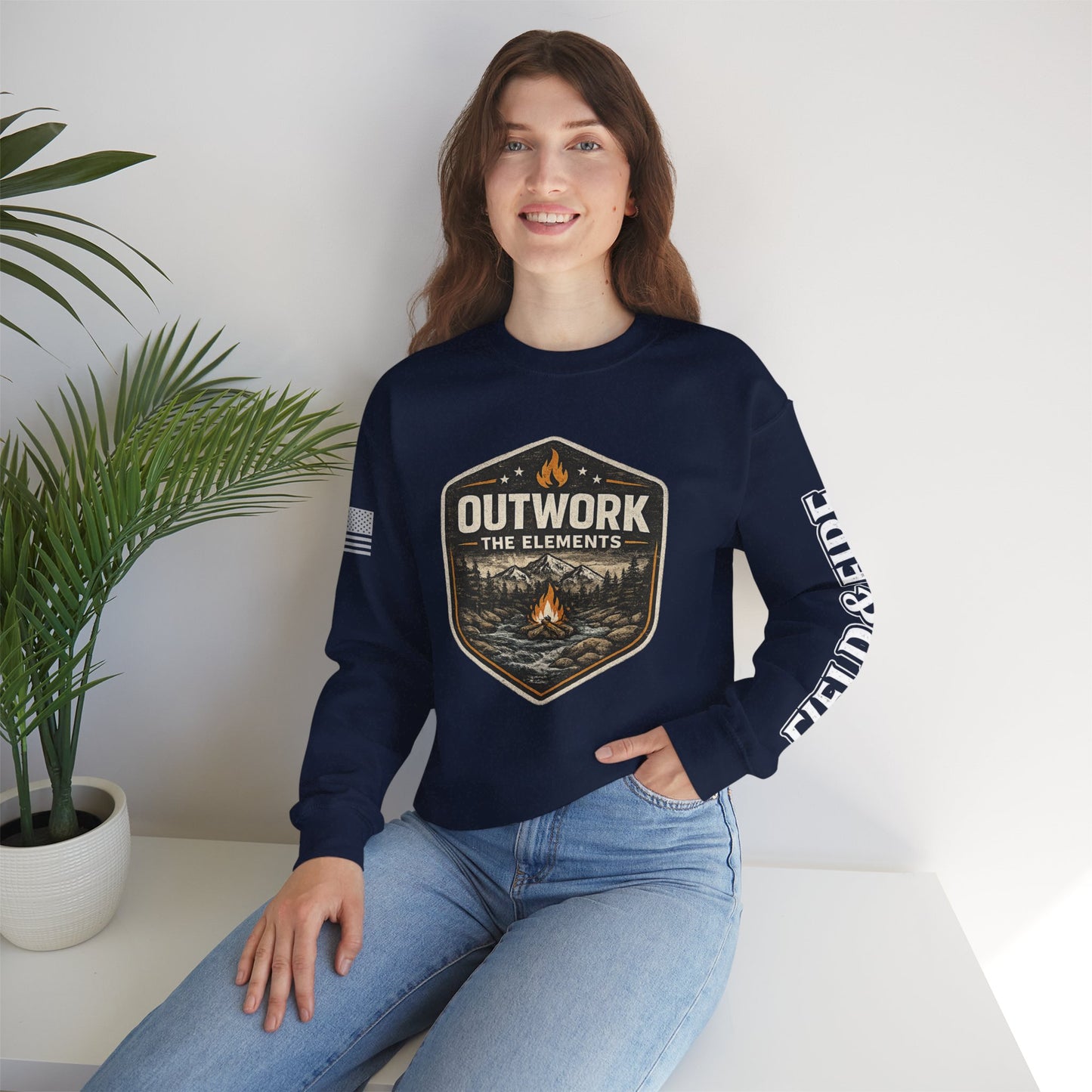 Outwork The Elements Unisex Heavy Blend™ Crewneck Sweatshirt