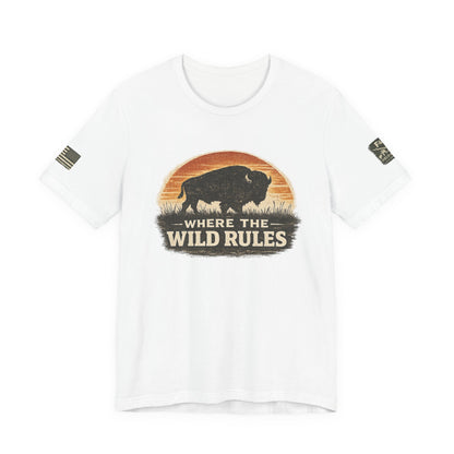 Where The Wild Rules Unisex Jersey Short Sleeve Tee