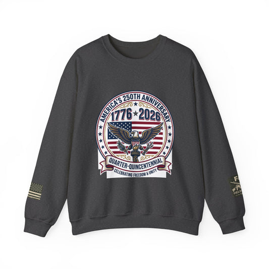 Happy 250th MERICA! Unisex Heavy Blend™ Crewneck Sweatshirt