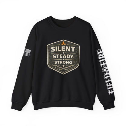 Silent Steady Strong Unisex Heavy Blend™ Crewneck Sweatshirt