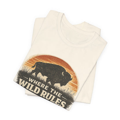 Where The Wild Rules Unisex Jersey Short Sleeve Tee