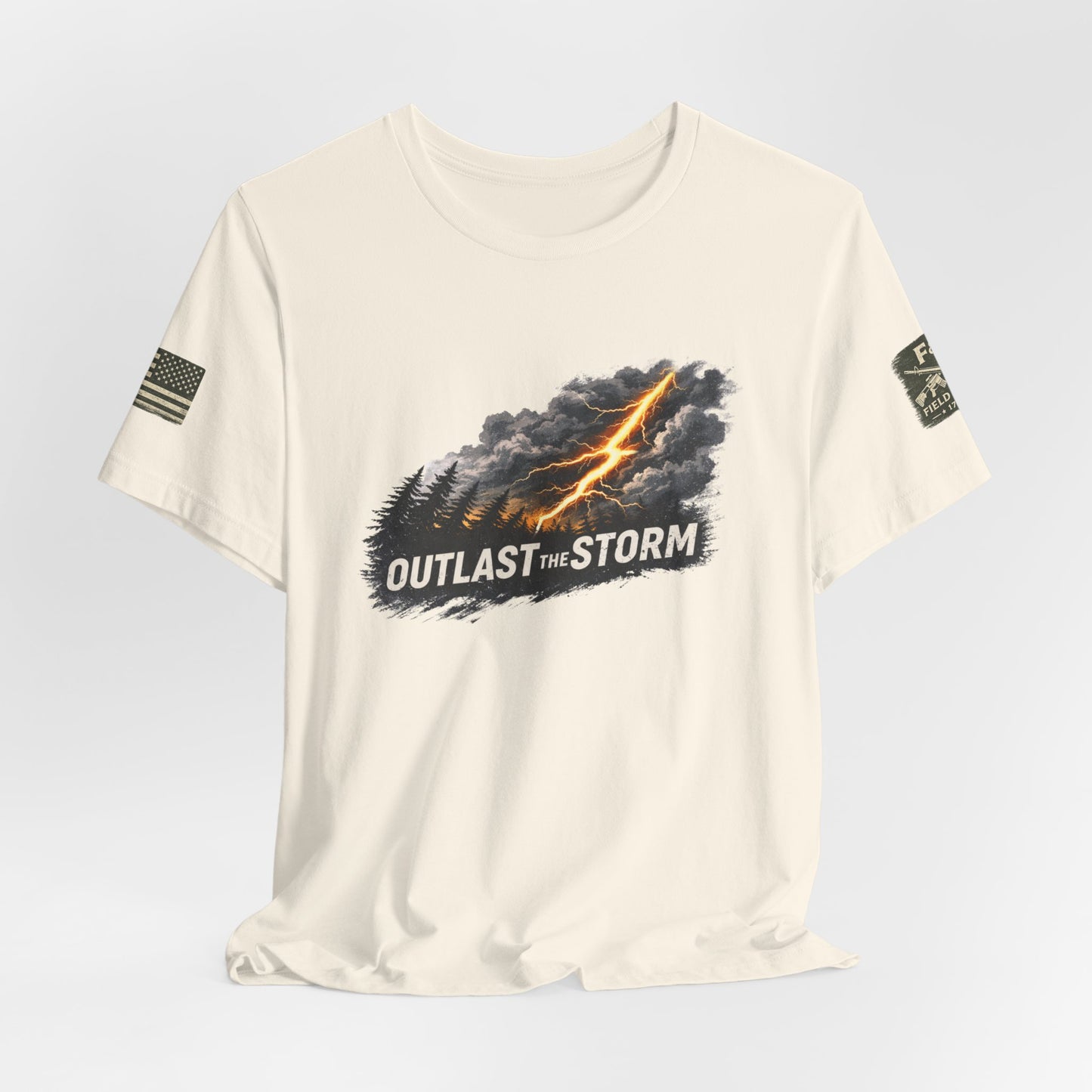 Outlast The Storm Unisex Jersey Short Sleeve Tee