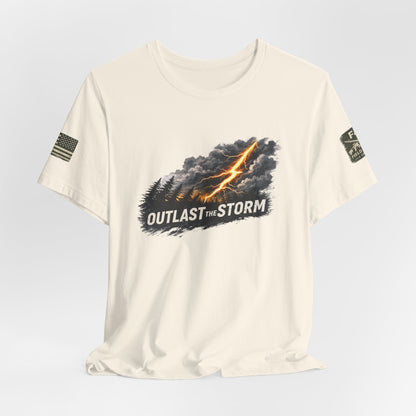 Outlast The Storm Unisex Jersey Short Sleeve Tee