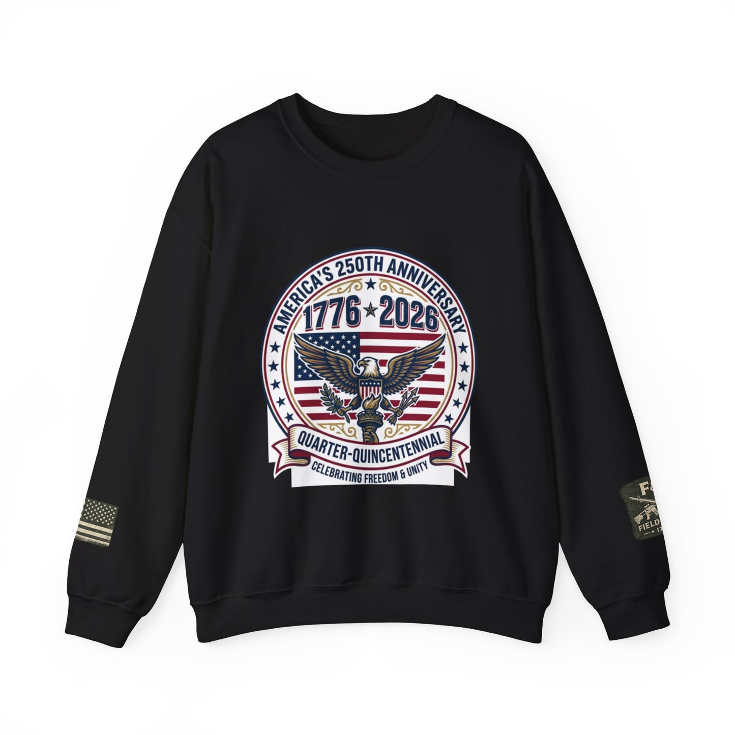 Happy 250th MERICA! Unisex Heavy Blend™ Crewneck Sweatshirt