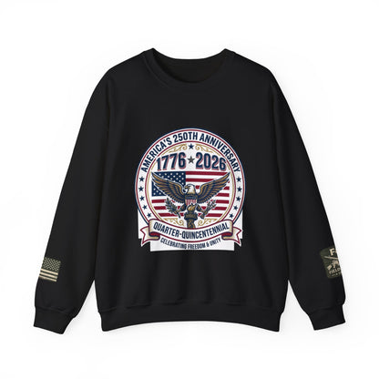 Happy 250th MERICA! Unisex Heavy Blend™ Crewneck Sweatshirt