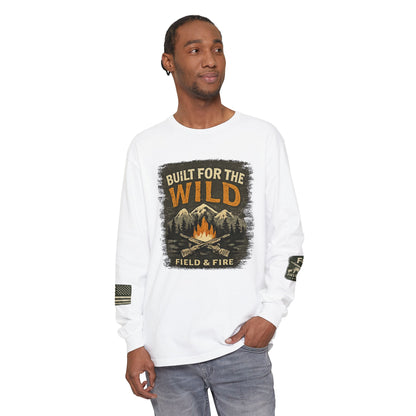 Built For The Wild Unisex Garment-dyed Long Sleeve T-Shirt