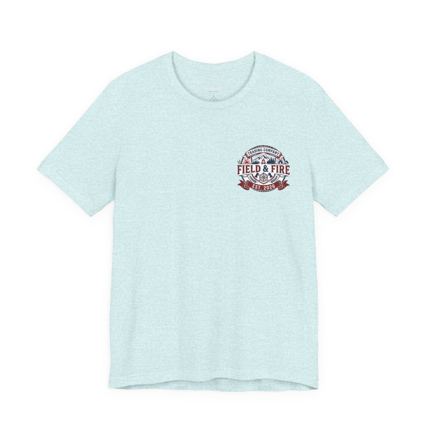 FNF Medallion Unisex Jersey Short Sleeve Tee - Red & Blue Design