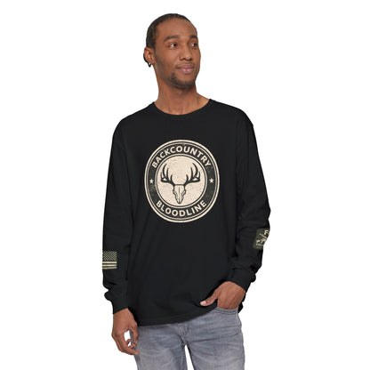 Backcountry Bloodline Unisex Garment-dyed Long Sleeve T-Shirt