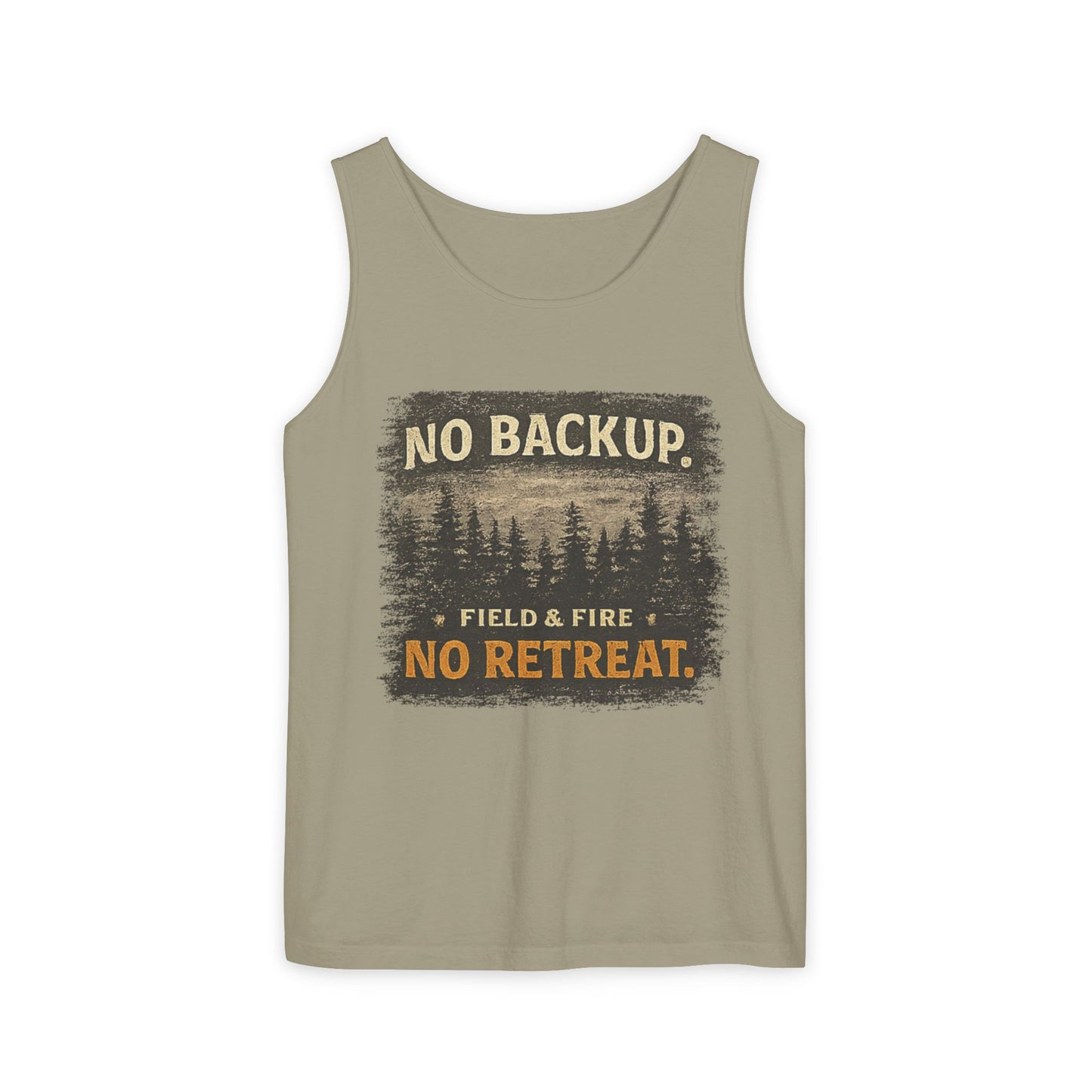 No Backup Unisex Garment-Dyed Tank Top