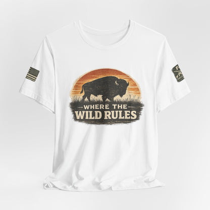 Where The Wild Rules Unisex Jersey Short Sleeve Tee