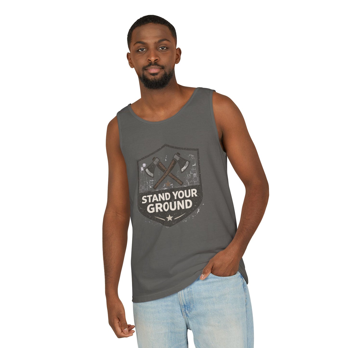 Stand Your Ground Unisex Garment-Dyed Tank Top