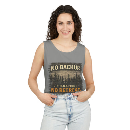 No Backup Unisex Garment-Dyed Tank Top