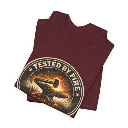 Tested By Fire Unisex Jersey Short Sleeve Tee