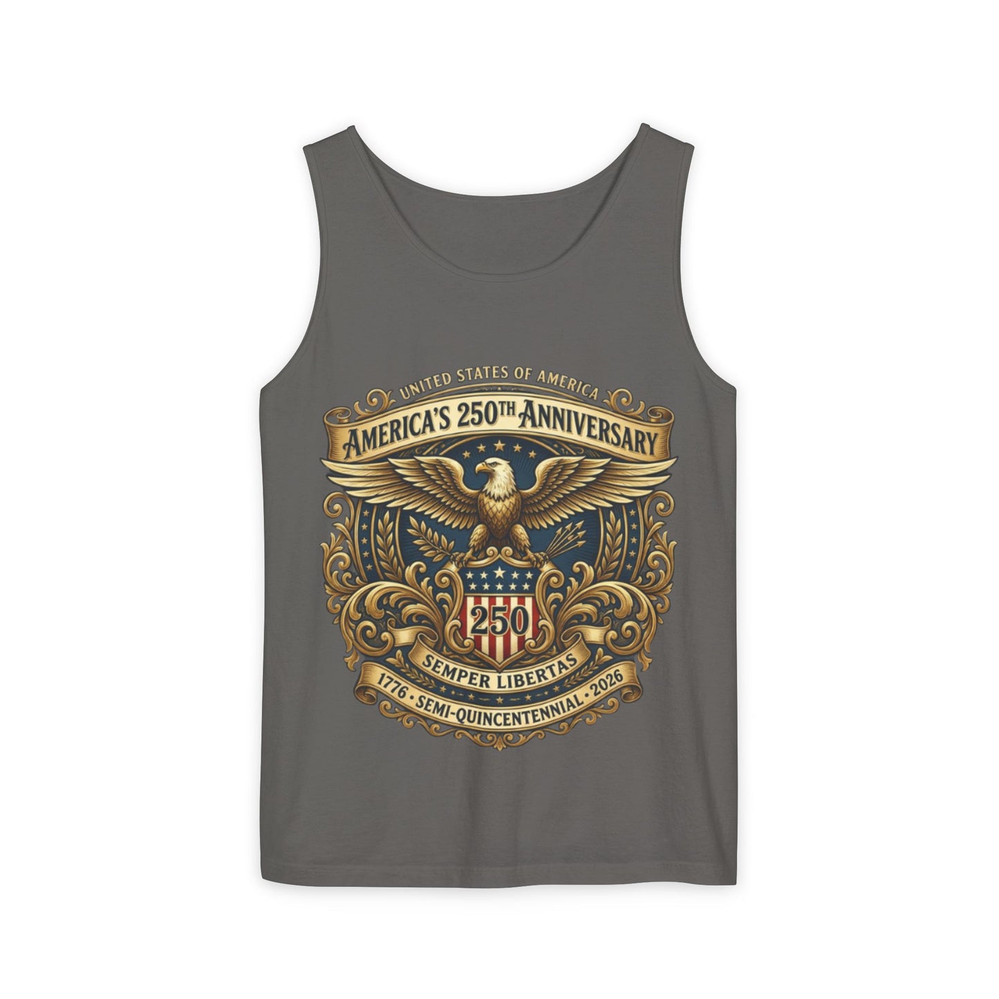USA 250th Anniversary Unisex Garment-Dyed Tank Top