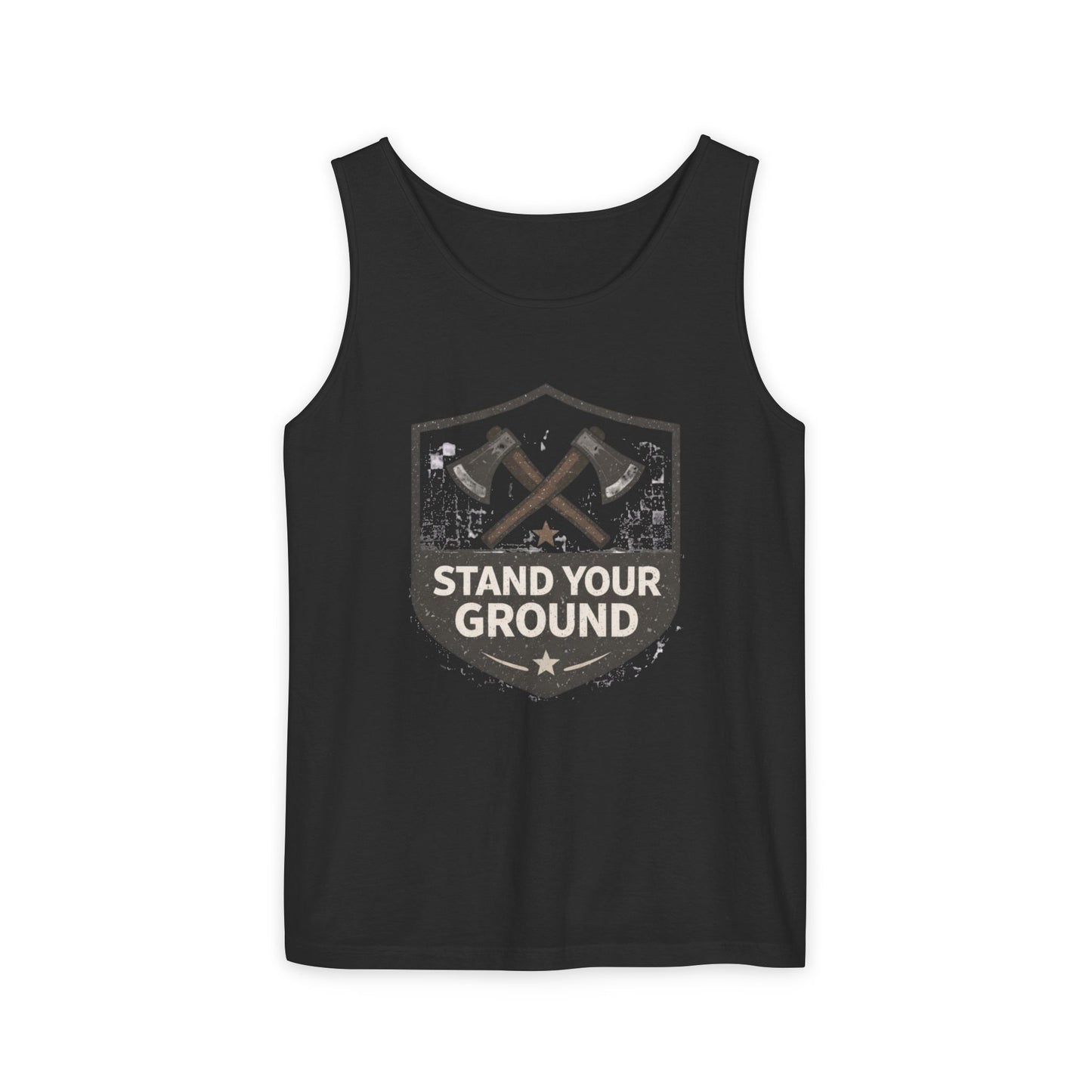 Stand Your Ground Unisex Garment-Dyed Tank Top