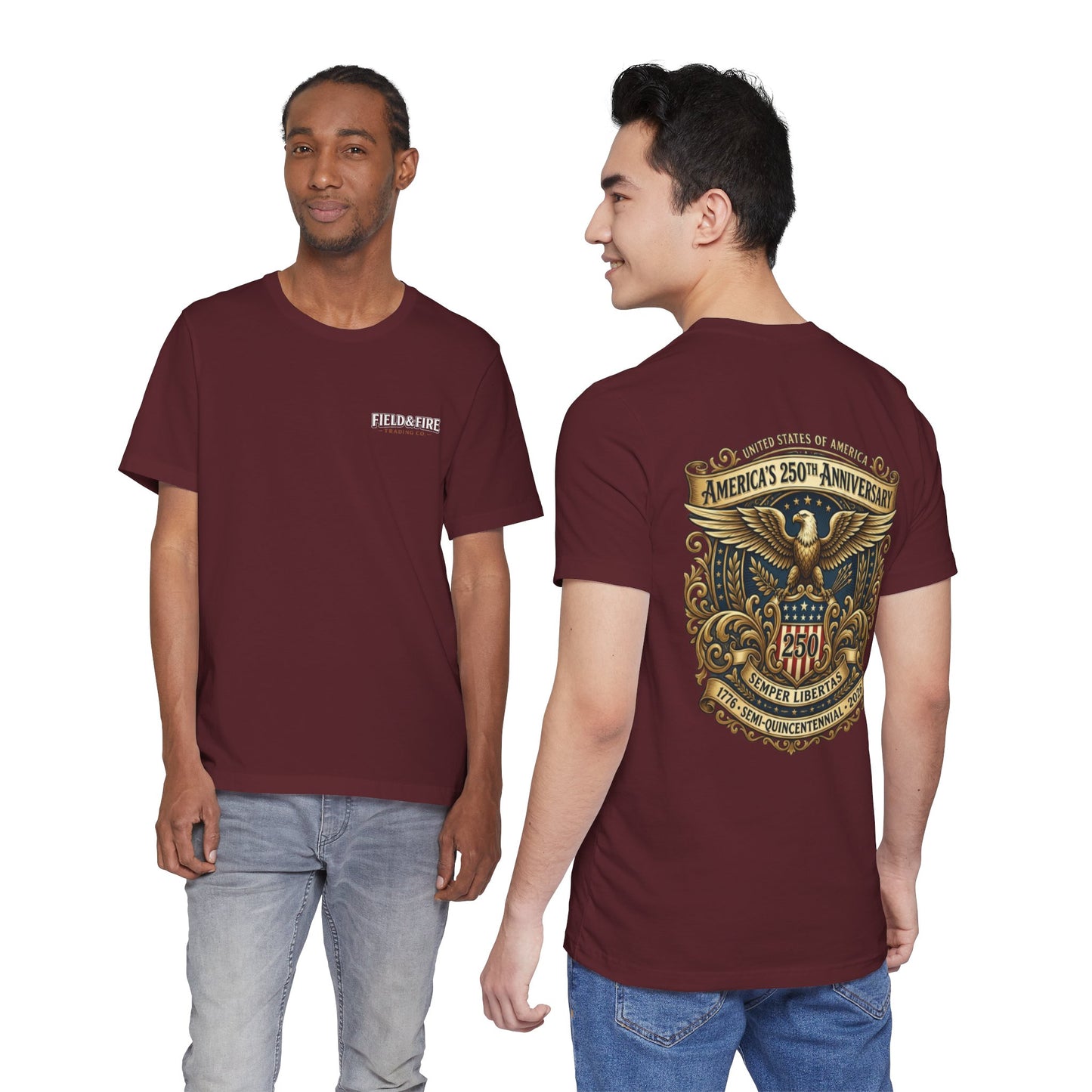 USA 250th Anniversary Unisex Jersey Short Sleeve Tee