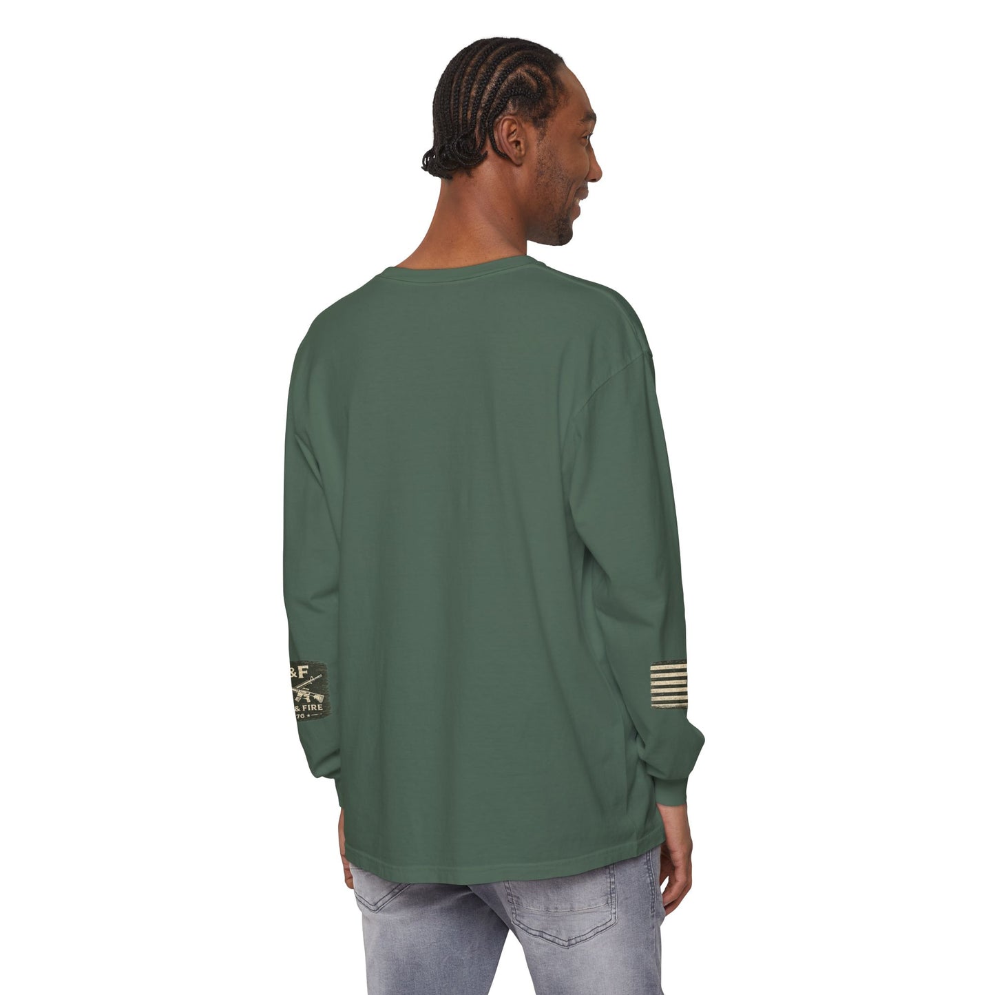 Outlast The Storm Unisex Garment-dyed Long Sleeve T-Shirt