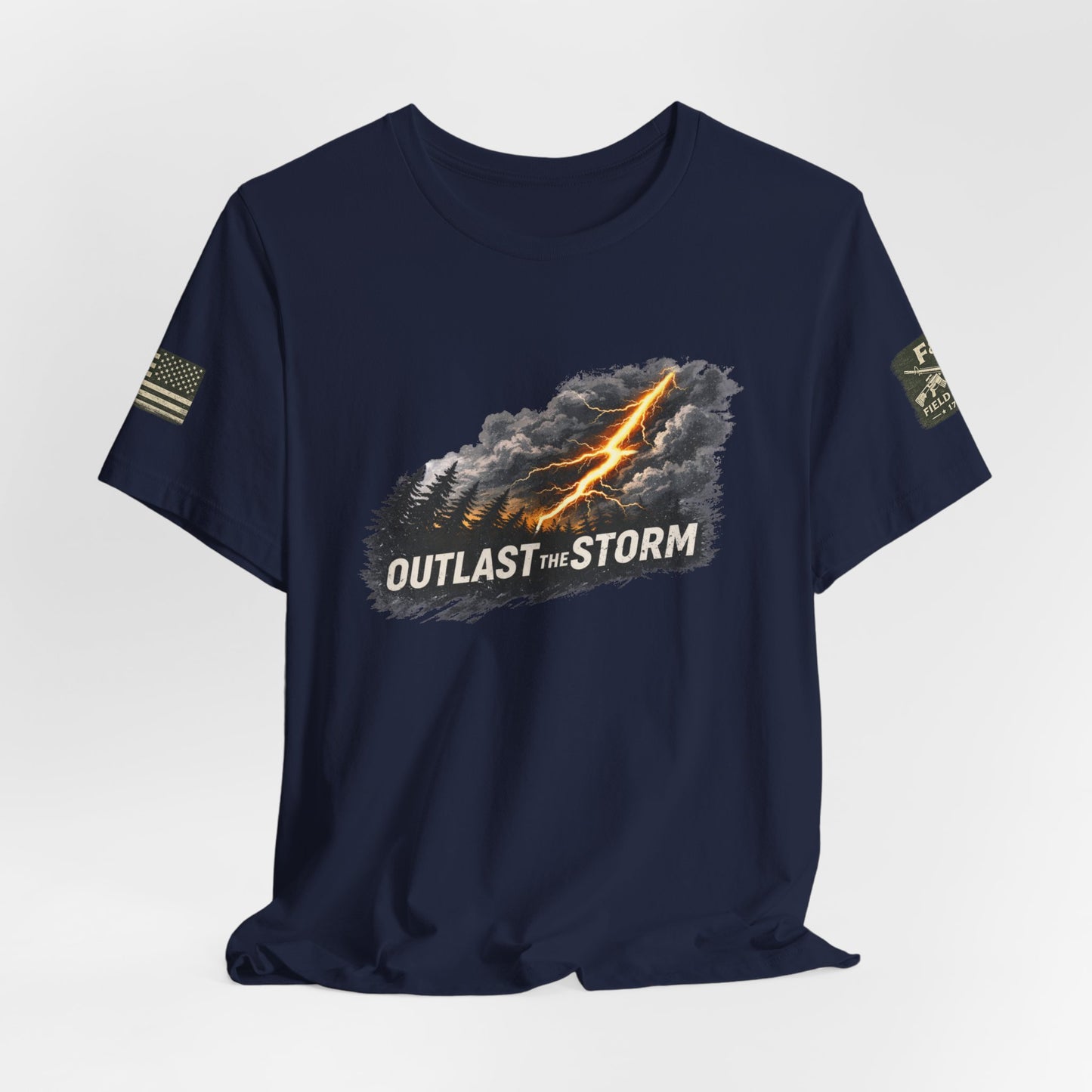 Outlast The Storm Unisex Jersey Short Sleeve Tee