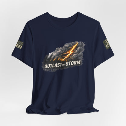 Outlast The Storm Unisex Jersey Short Sleeve Tee