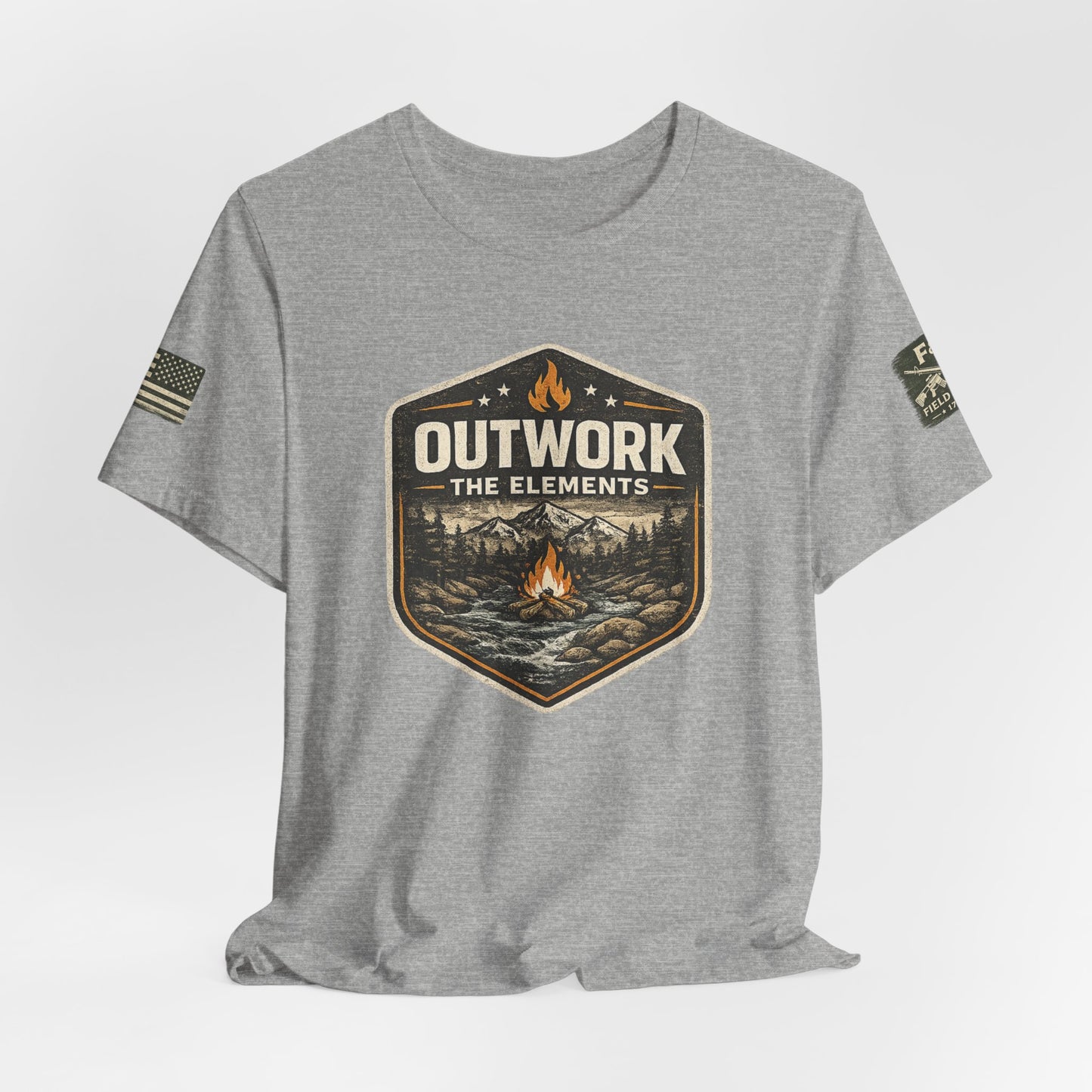 Outwork The Elements Unisex Jersey Short Sleeve Tee