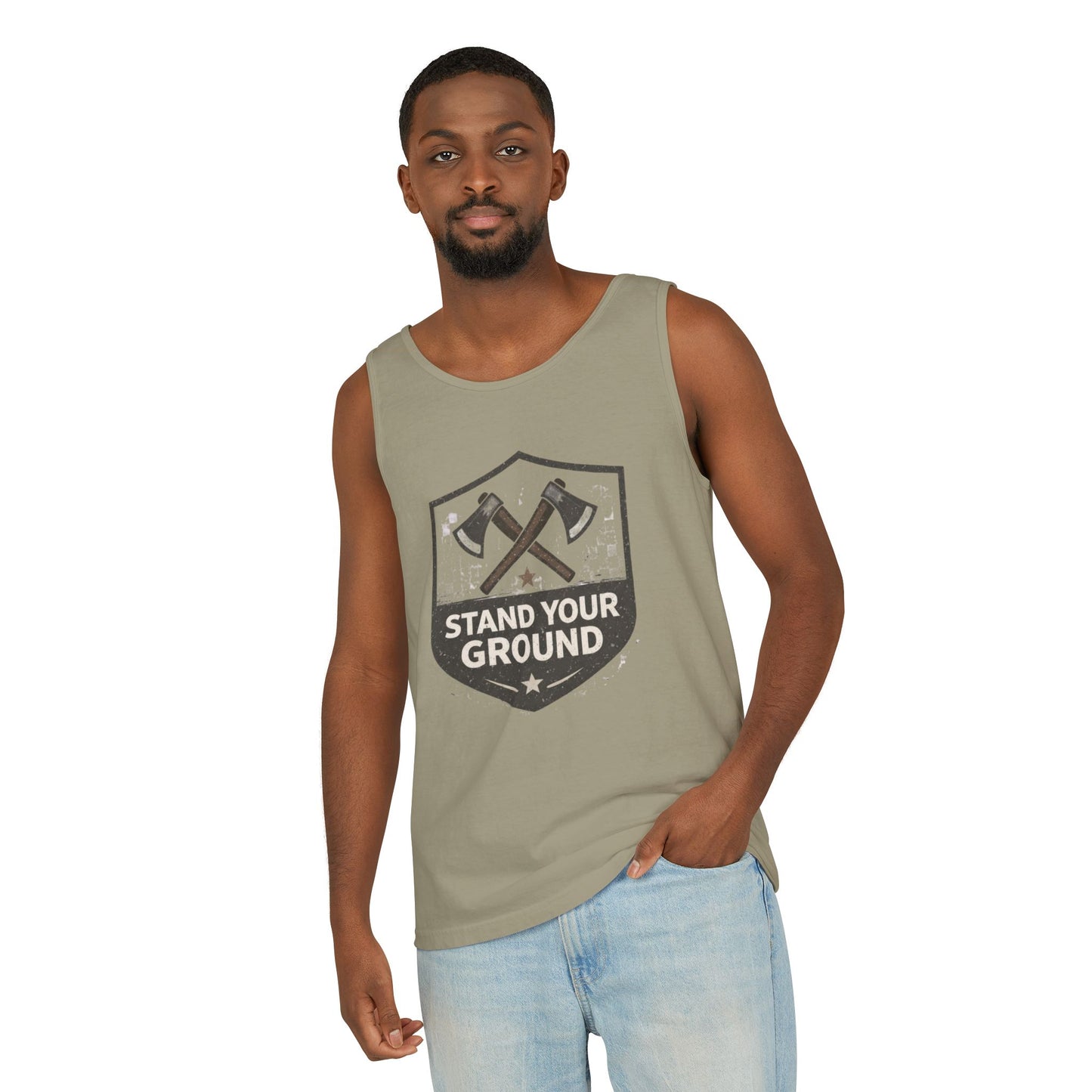 Stand Your Ground Unisex Garment-Dyed Tank Top