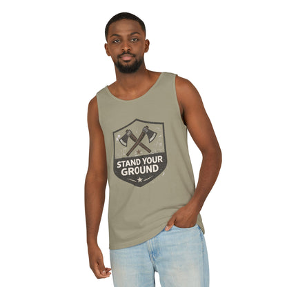 Stand Your Ground Unisex Garment-Dyed Tank Top