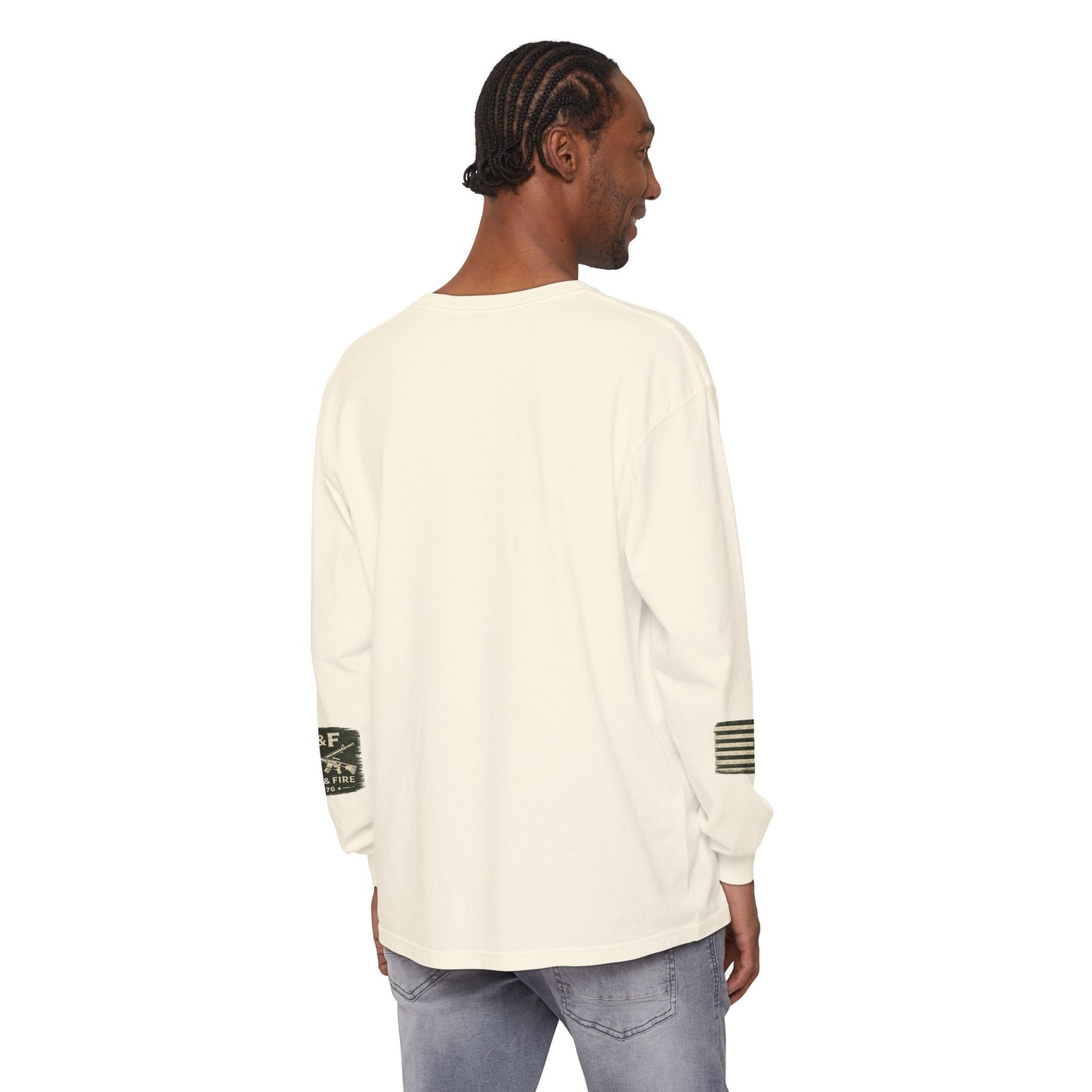 Tested By Fire Unisex Garment-dyed Long Sleeve T-Shirt