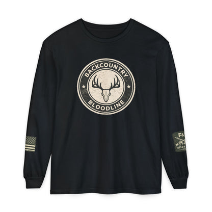 Backcountry Bloodline Unisex Garment-dyed Long Sleeve T-Shirt