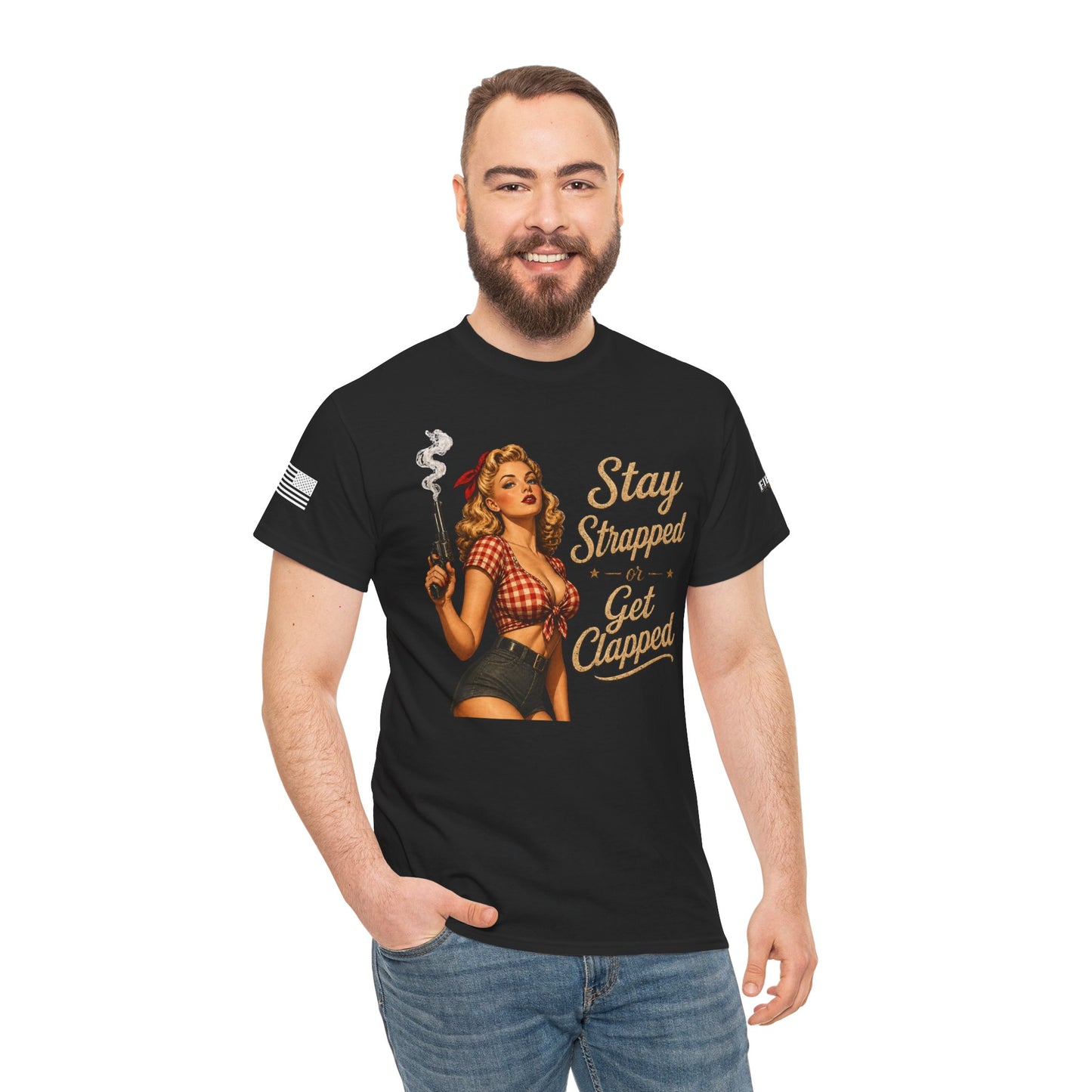 Stay Strapped or Get Clapped Tee