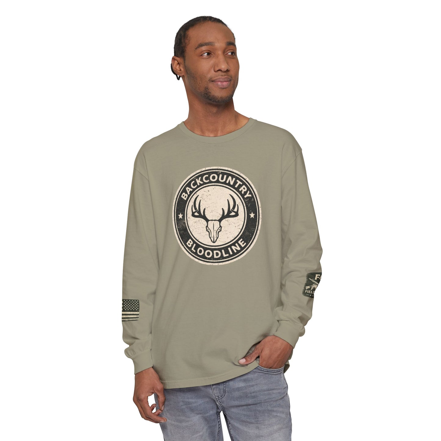 Backcountry Bloodline Unisex Garment-dyed Long Sleeve T-Shirt