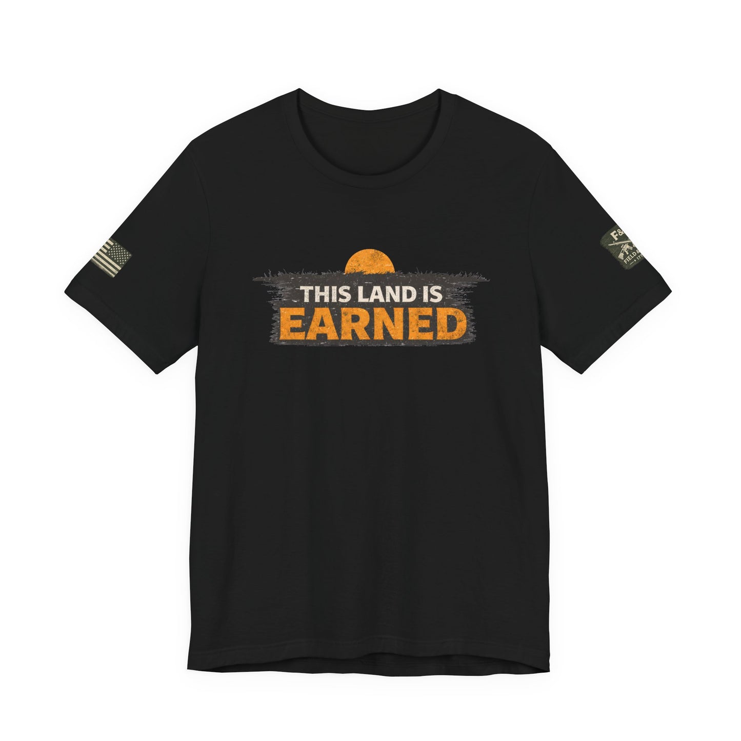 This Land Is Earned Unisex Jersey Short Sleeve Tee