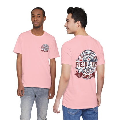 FNF Medallion Unisex Jersey Short Sleeve Tee - Red & Blue Design