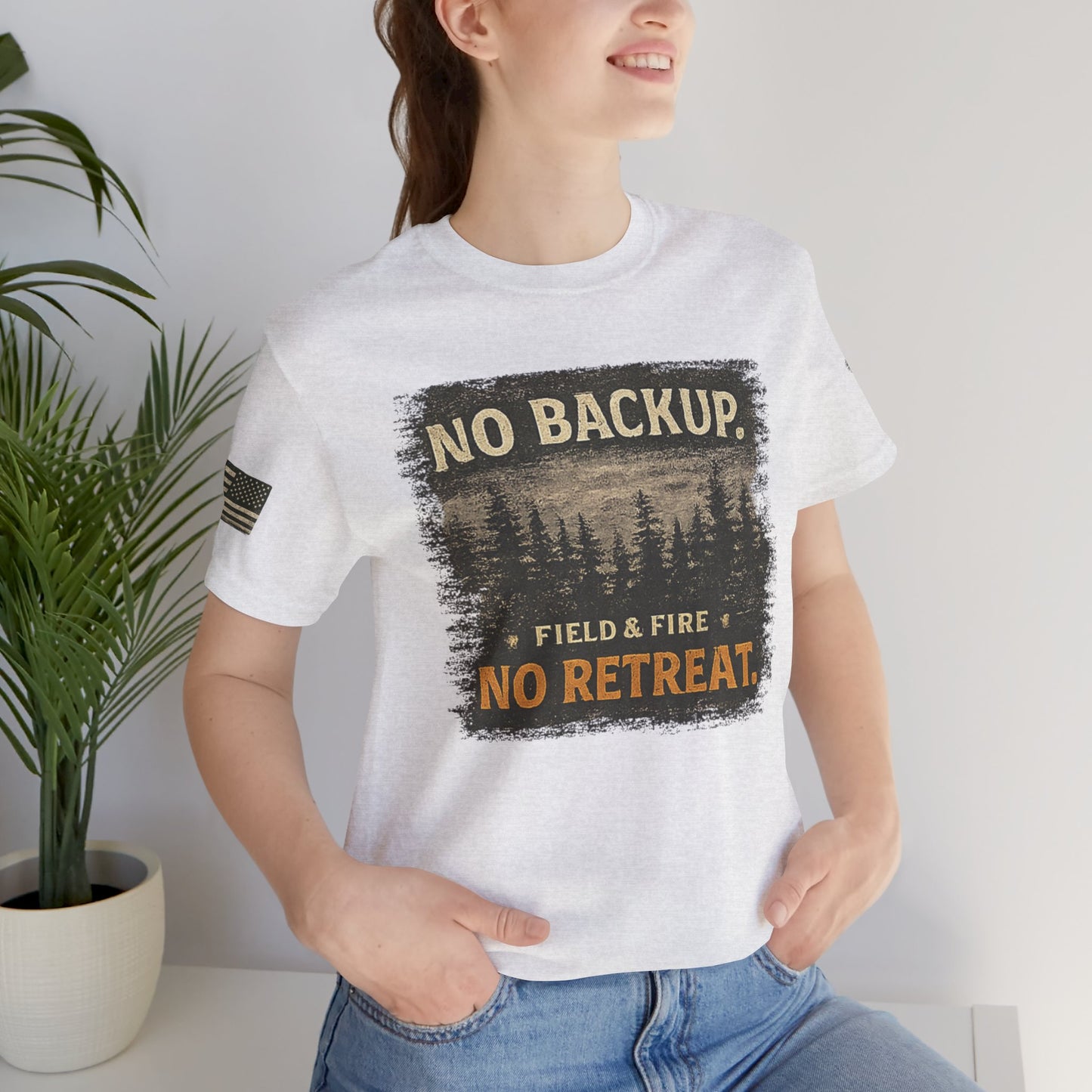 No Backup Unisex Jersey Short Sleeve Tee