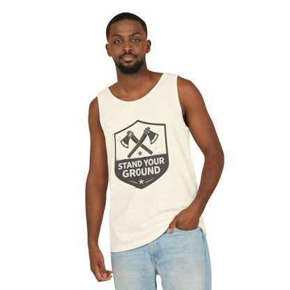 Stand Your Ground Unisex Garment-Dyed Tank Top