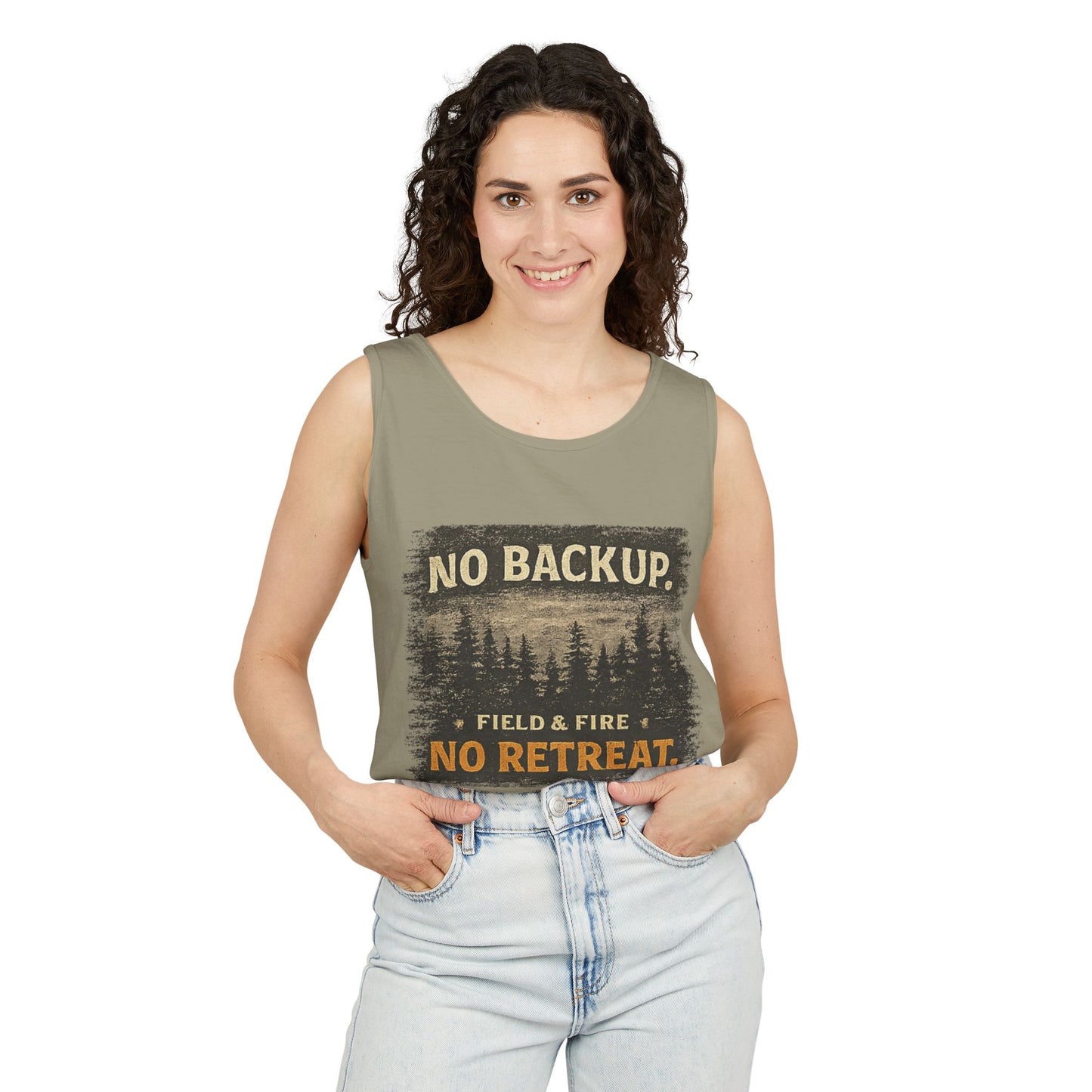 No Backup Unisex Garment-Dyed Tank Top